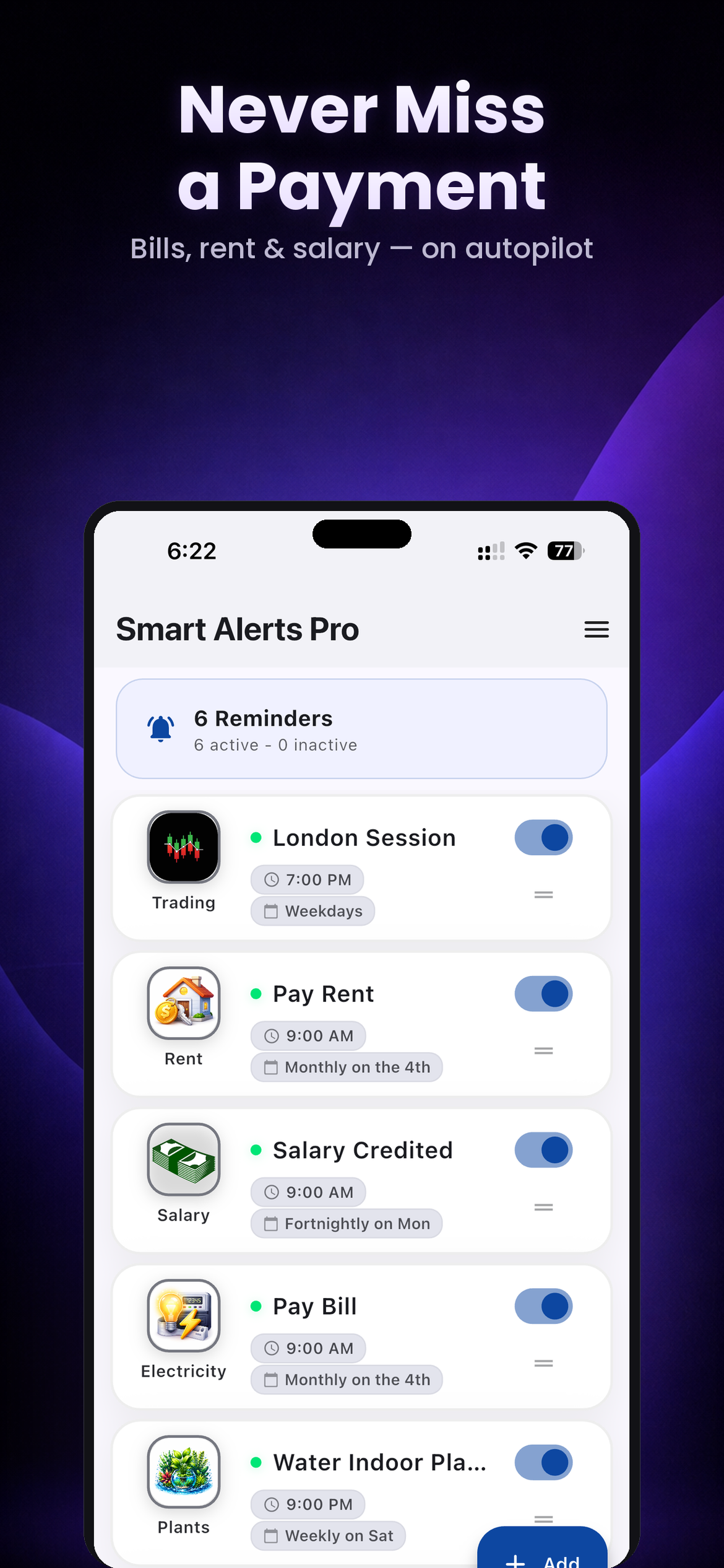 Smart Alerts Pro — Payments